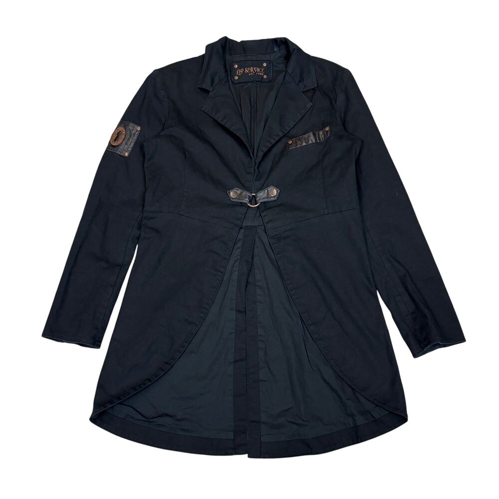 Lip Service Step In Time Victorian Blazer Jacket Medium Steampunk Rare